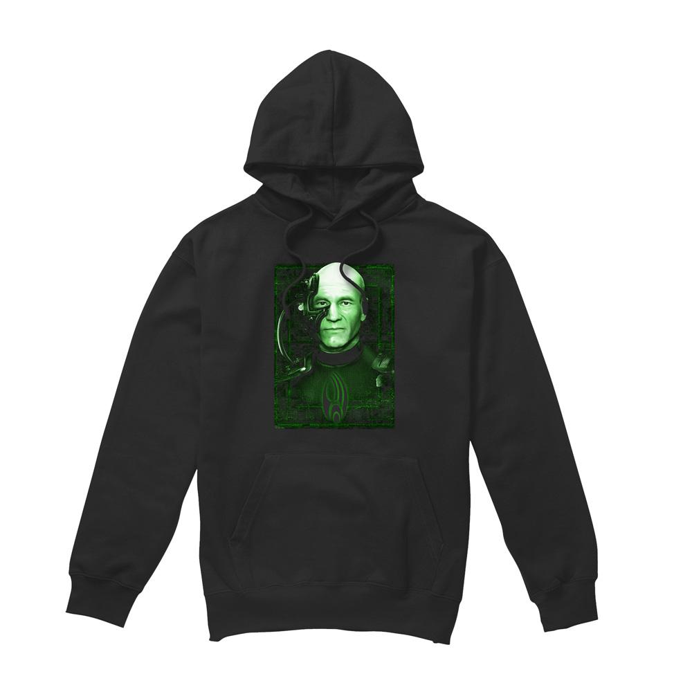 Star Trek Mens Locutus of Borg Hoodie