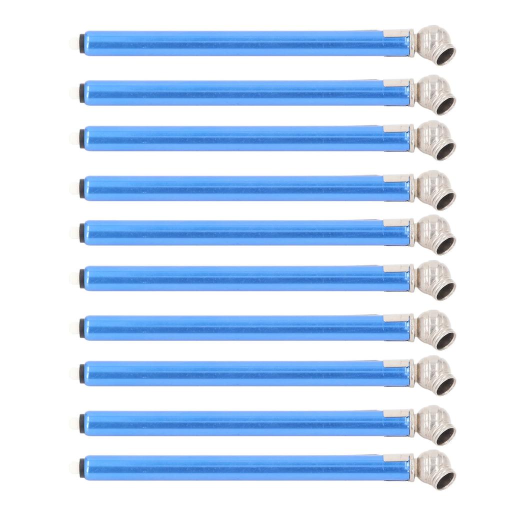 10 Stück Stift Reifendruckmesser 3 Bereiche 4-seitige Skalen Reifendruckprüfer für Autos Fahrräder