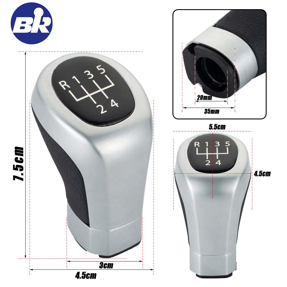 New Product 5/6 Speed Interior Replacement Gear Shift Knob For BMW 1 3 Series 1 3 Series E81 E82 E87 E88