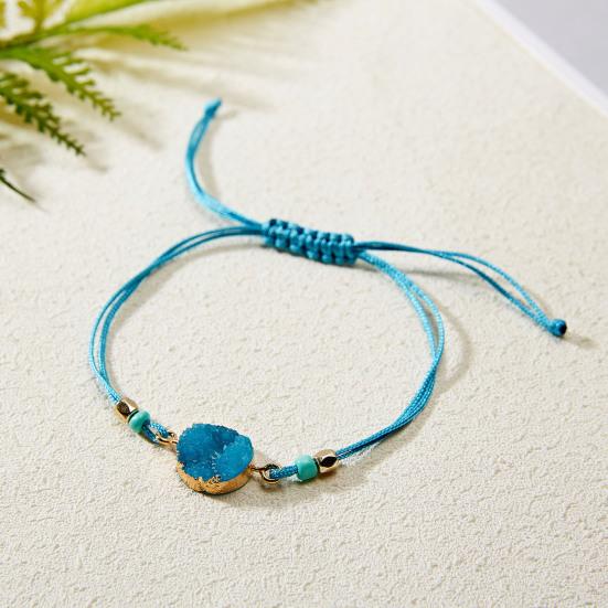 Unisex Bracelet Imitation Natural Stone Adjustable Men Women Korean Style Wear-resistant Bracelet Jewelry Gifts