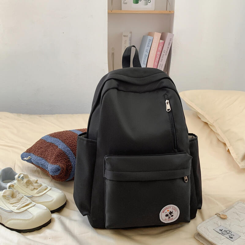 Rucsac de călătorie de mare capacitate pentru femei, de culoare solidă