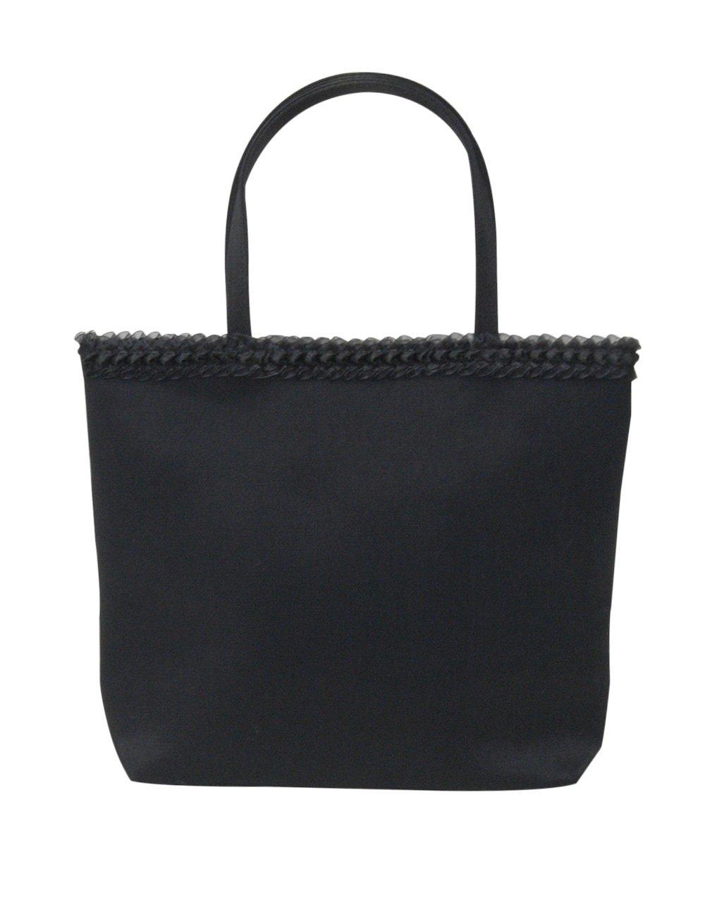

[KOUEI STORE] Formal Sub Bag, Water-Repellent, Gusseted, Luxury Party Bag, Large Capacity, Lace Frill, Magnetic Closure, Perfect for Entrance Exams,