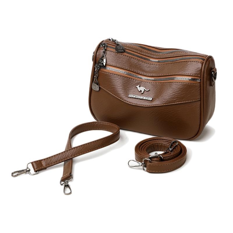 Damen Umhängetasche Mehrschichtige Umhängetasche Muttertasche Große Kapazität Schultertasche