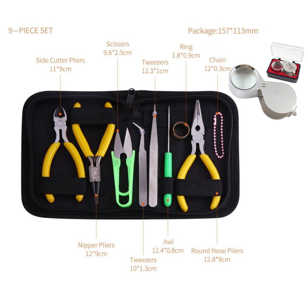 Pocket Loupe Magnifier Jewelry Magnifying Glass Foldable Diamond Lupa Triplet Jewelers Eye Glass Tool Reading Magnifier