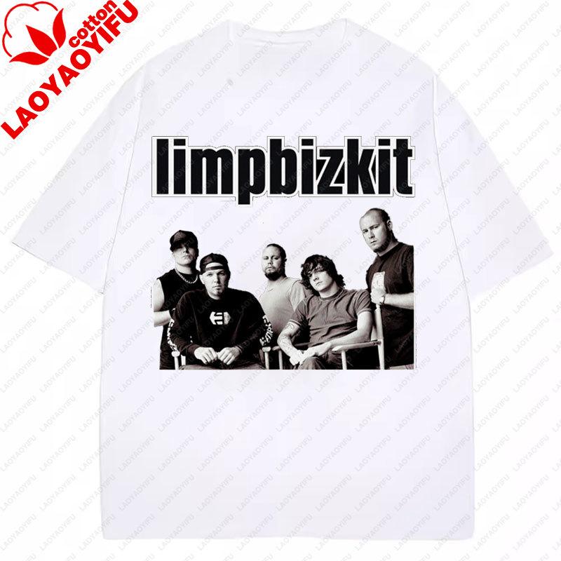 Playera Limp Bizkit Metal Classic Tour Band Music Albums Retro Vintage Rock Rap Graphic T Shirts New In Tops Tees Unisexs Tees