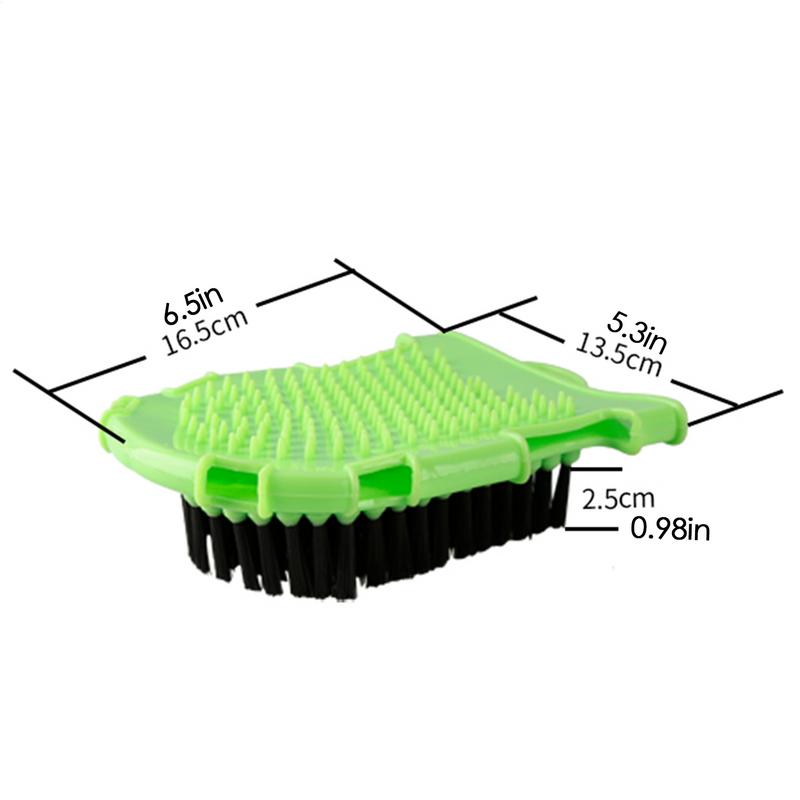 Horse Brushes for Grooming Dense Bristle Handheld Horse Washing Brush Versatile Grooming Tool for Bathing Washing Shedding