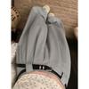Kumikumi Solid High Waist Loose Casual Pants Wide Leg Pants Women Clothes Autumn Drape All-Match Straight Pants Mopping Pants