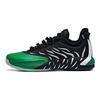 Anta GH1 Hayward Shock Absorbing Wear Resistant Low Top Basketball Shoes Men Sneaker Black Green 112011103-3
