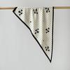 Twill Light Luxury High Sense Simulation Silk Headscarf Waist Triangle Scarf Silk Scarf Multi-Function