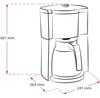 Кофеварка Melitta Look V Therm Timer белый (1025-17)