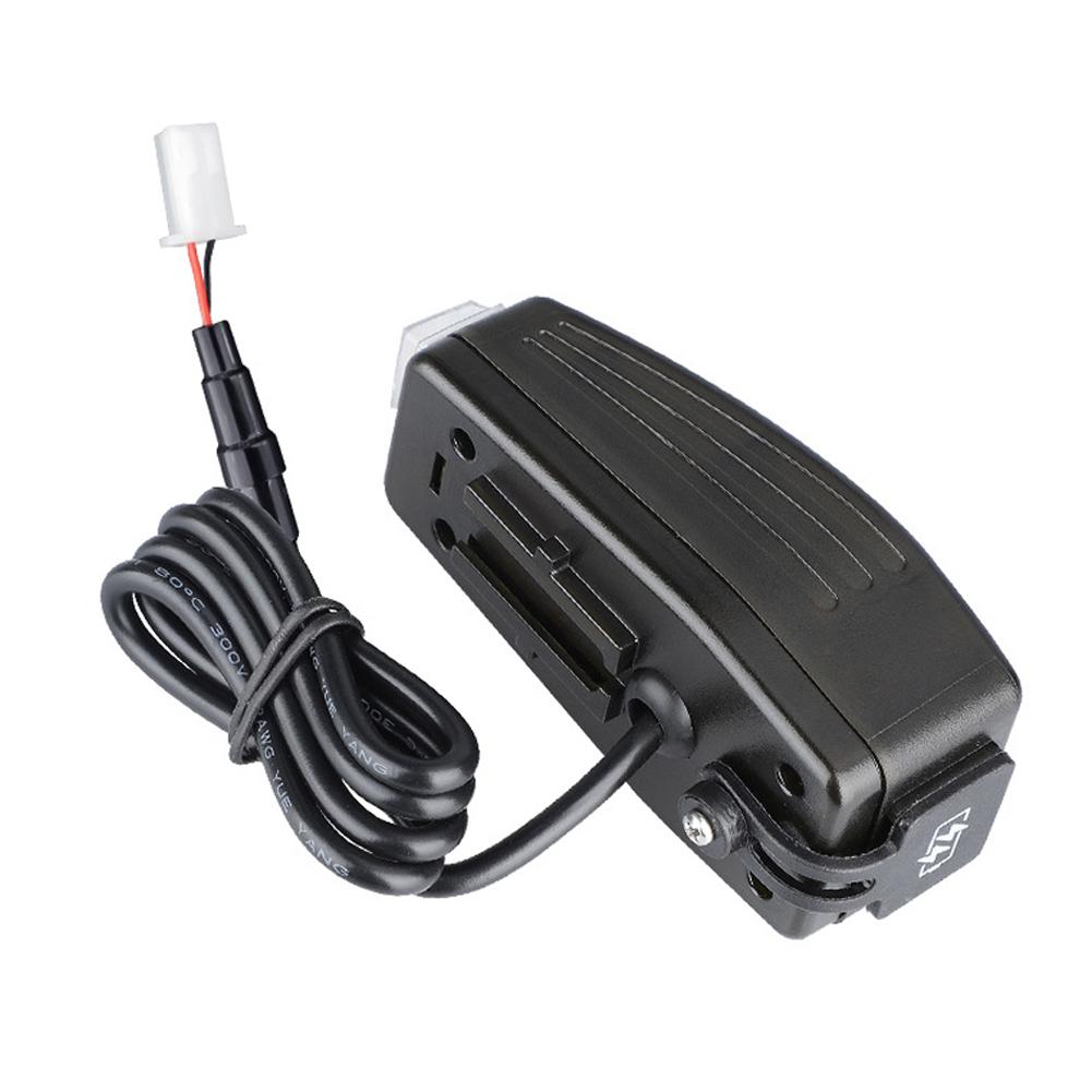 36W Motorcycle Dual USB Charger Handlebar QC3.0 Fast Charging Waterproof 12V Phone Socket Adapter With Voltmeter Display Accessories