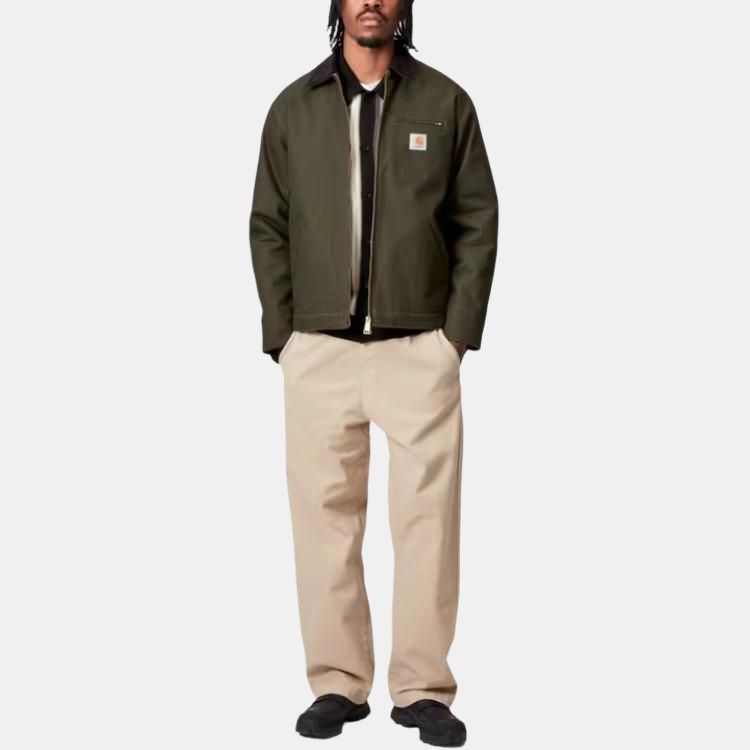 Carhartt WIP Loose Soft Drawstring Waistband Square Label Casual Pants Men Bottoms I033585-G1-GD
