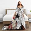 My Hero Academia Super Soft Blankets  Airplane Travel Plush Throw Blanket Aesthetic Couch Bed Flannel Bedspread Sofa Bed Cover