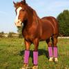 4Pcs Horse Foot Protective Cover Breathable Mesh Horse Boots Mesh Fly Boots for Horse for Preventing Flies and Mosquitoes Bites