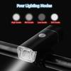 Bicycle Front Light Aluminum Alloy Strong Light Night Riding Lighting USB Charging Cycling Light Outdoor Cycling Equipment
