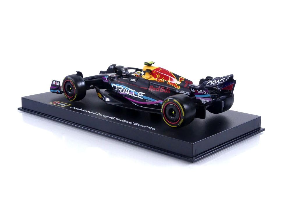 Bburago F1 Red Bull Signature Series Diecast Car Scale Sergio Perez RED BULL RB19 TEAM ORACLE RACING N 1 World Champion Miami GP 2023 SERGIO PEREZ