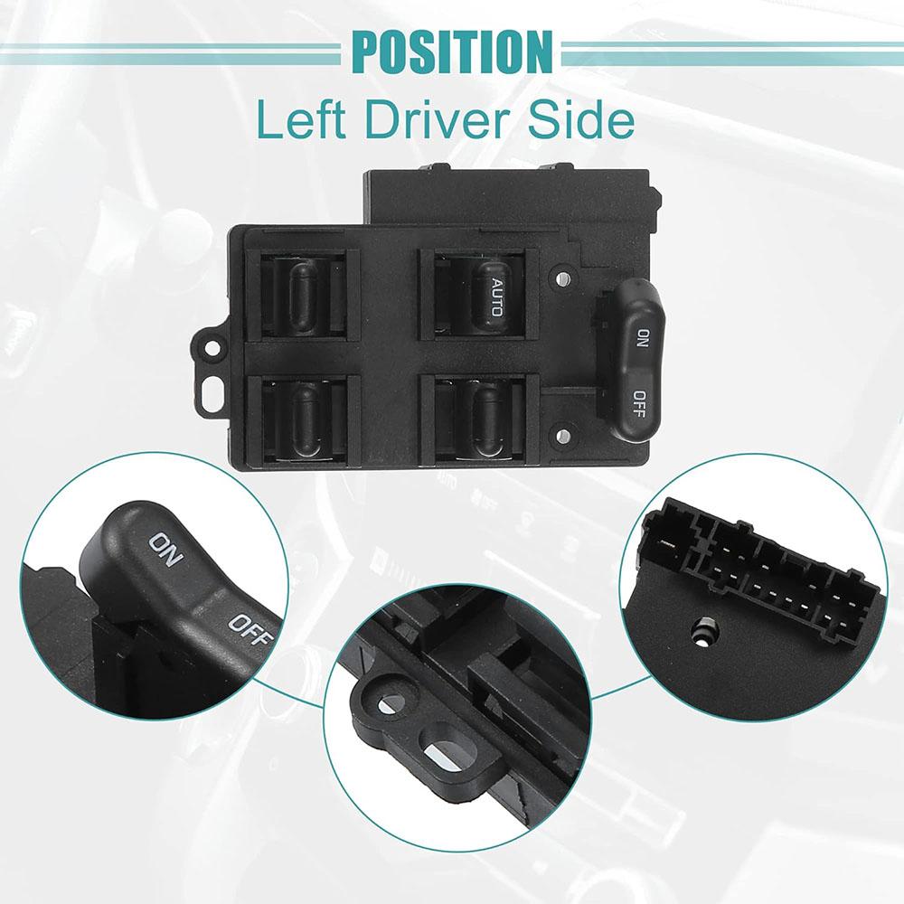 Power Window Control Switch 35750SM4A11ZC For Honda Accord EX LX SE 1994-1997