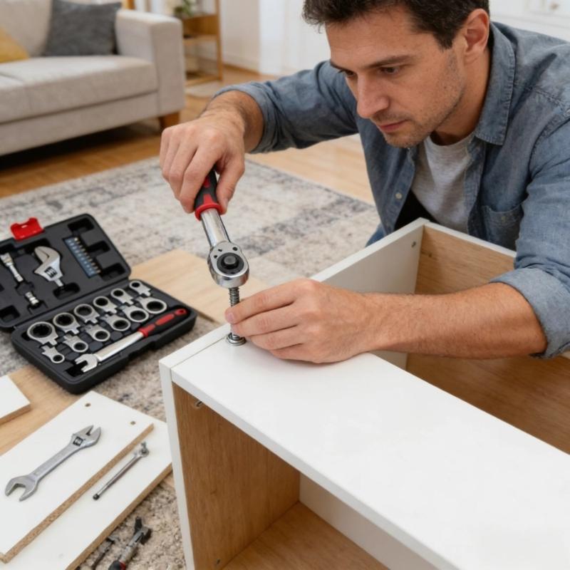 26PCS Ratcheting Wrench Set with Interchangeable Head 72 Tooth Spanner Repair Tool Kit for Car Bike Maintenance