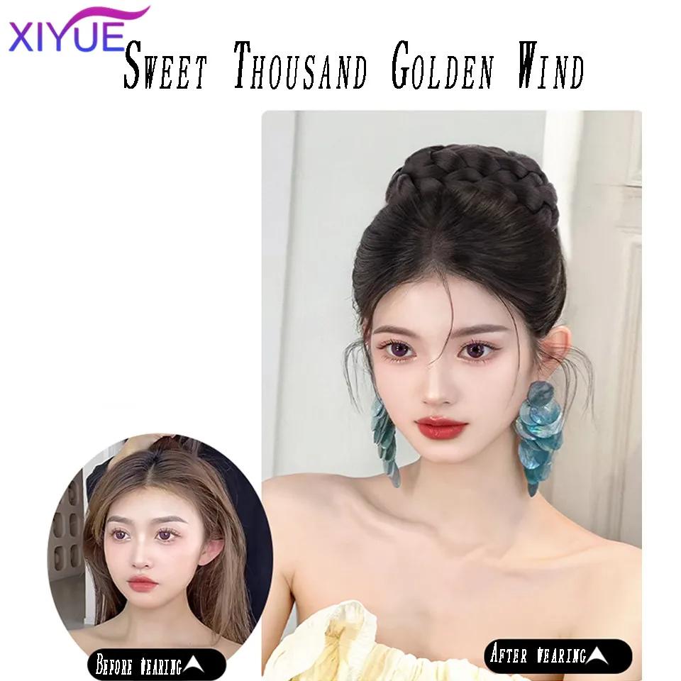 Perückenklemmclip Tausendgold Prinzessinnenkopf Hanfu Antiker chinesischer Stil Perücke Haarpfanne Haarknoten Perückentasche