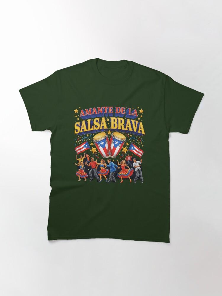 Héctor Lavoe Maracas Bongoes Congas Puerto Rico Amante Salsa Brava Classic T-Shirt