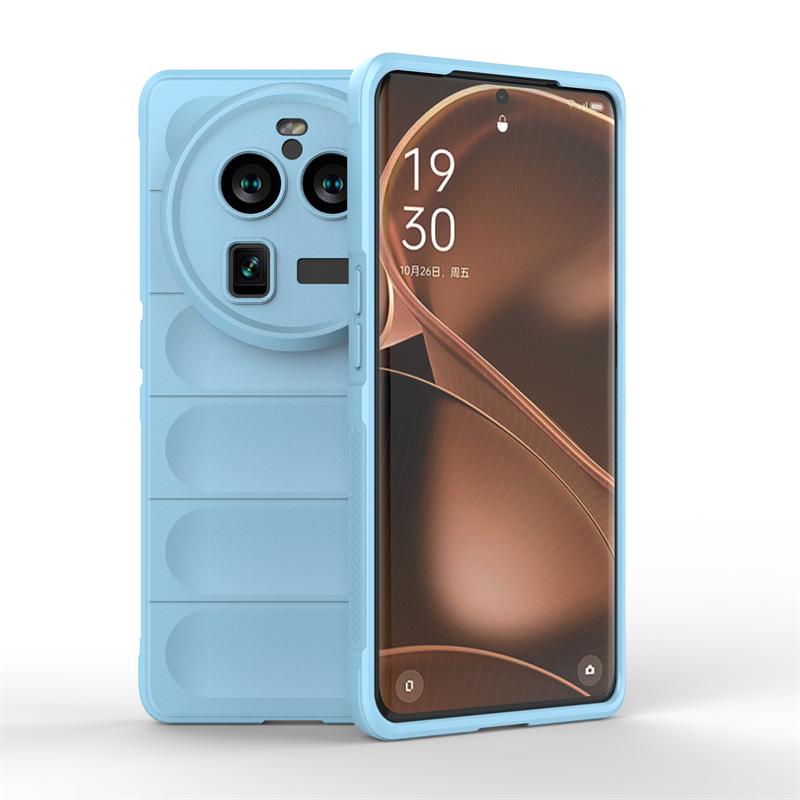 Für OPPO Find X6 Pro Hülle Für OPPO Find X6 Pro Abdeckung Funda Schale Weiches TPU Hautfreundlich Stoßfest Rückseite OPPO Find X6 Pro