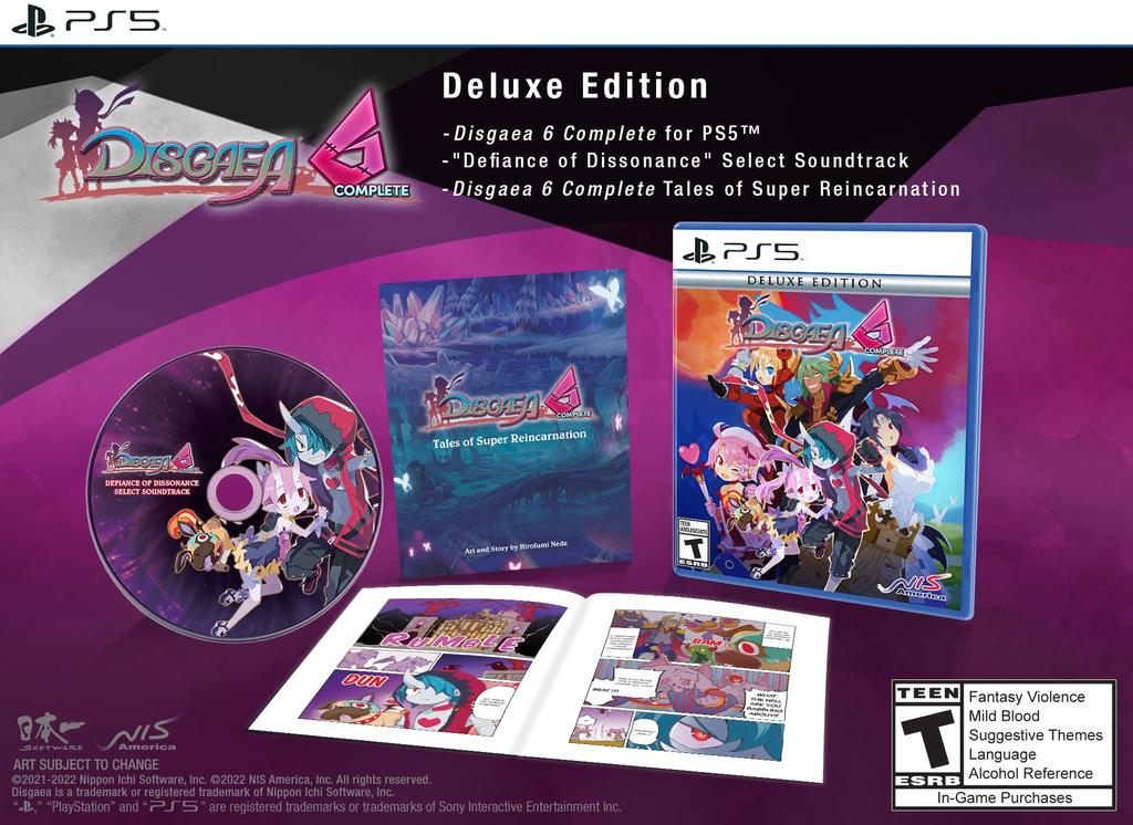 Disgaea 6 Complete Deluxe Edition North PS5 - (Import Version America) -