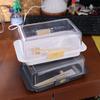 Clear Lid Butter Storage Box Fresh-keeping Cheese Container Butter Slicer Box  Kitchen Baking