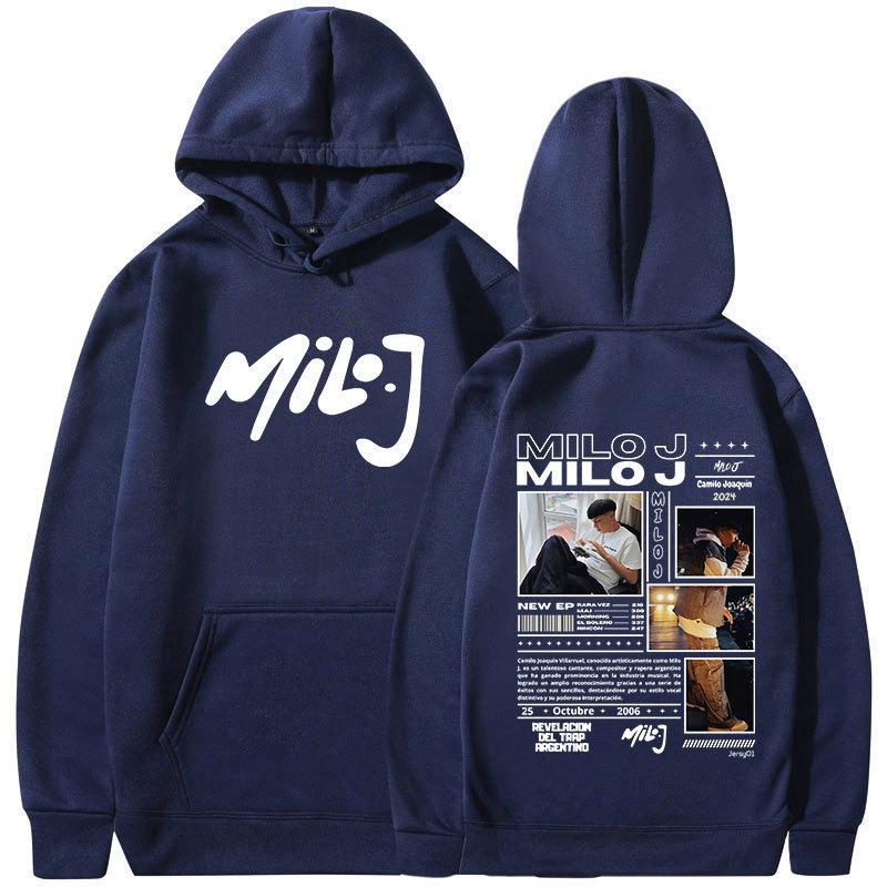 Rapper Milo J 111 Album Merch Hoodies Mannen Vrouwen