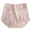 Women's Large High Waist Seamless Briefs - 5A Grade Pure Xinjiang Cotton, Antibacterial & Breathable.