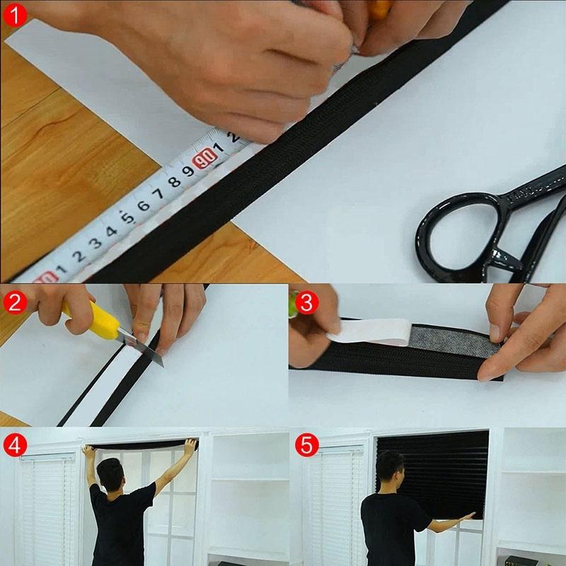 Non-woven Shade Pleated Curtain Cordless Light Filtering Pleated Fabric Shade With 4 Clips