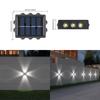 Lishi 10-LED Solar Außen-Umgebungs-Wandleuchte