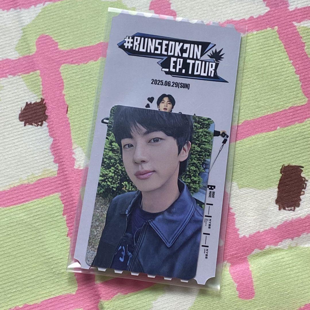 

[USED] BTS JIN 6/29 RUNSEOKJIN_EP.TOUR Trading Card