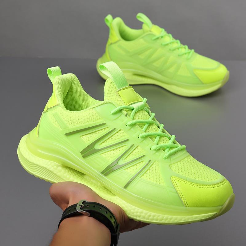 

Versatile sports shoes men s and women s outdoor leisure lightweight running shoes new sports shoes 45 зелёный