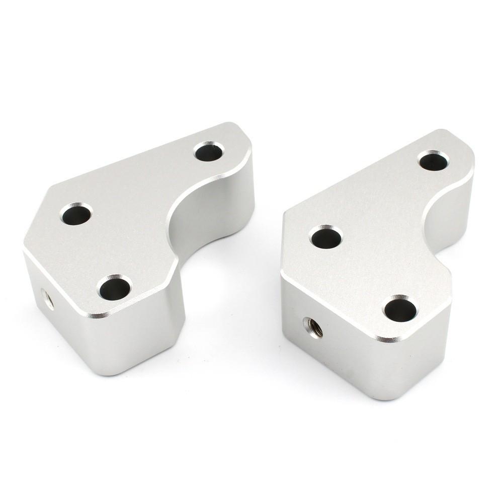 

Высококачественный комплект проставок руля для Kawasaki Gtr1400 2008-2019, стильный титановый и серебристый Elevated Silver