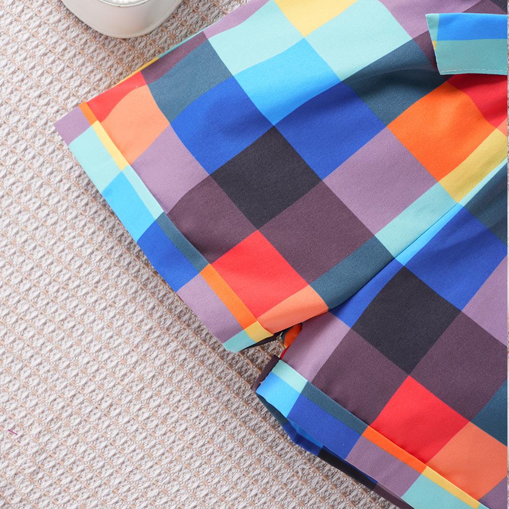 Kids Clothes Summer Fashion Sleeveless Halter Neck Short Jumpsuit for Girls Romper