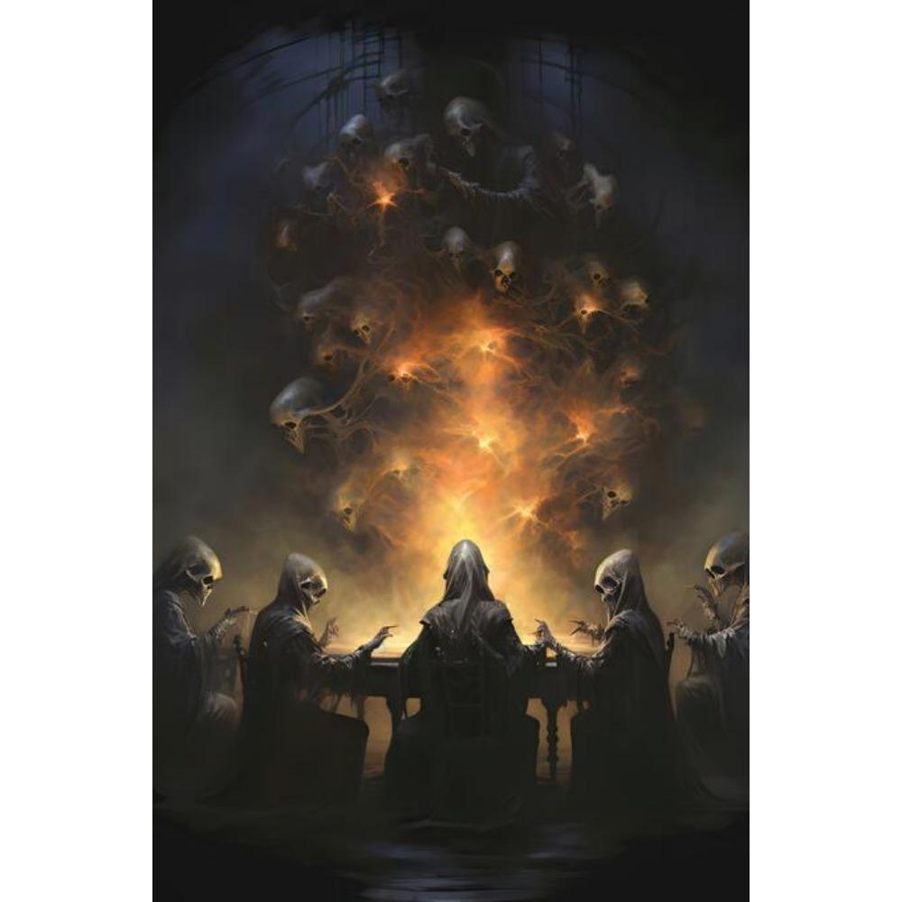 

Dark Academia Art Crow Raven s Call Poster Prints For Living Room Home Decor Gothic Witch s Black Cat Картина на холсте Wall Art 21*30cm No Frame