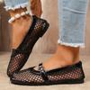 Women Sandals Mesh Breathable Fashion Versatile Sandals Women New Flat Soft Soled Shoes for Women