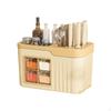 Herb Storage Box, MultiFunctional Condiment Organizer, Countertop Seasoning Jar Set, Quick Grab,