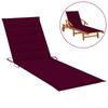 Day and Night - Day and Night Red Oxford Cloth Lounger Cushion 200x50x3 Cm