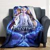 1 szt. Frozen II Miękki flanelowy koc na każdą porę roku do domu, biura, na zewnątrzWytrzymały komfort Miękki ciepły koc do domu
