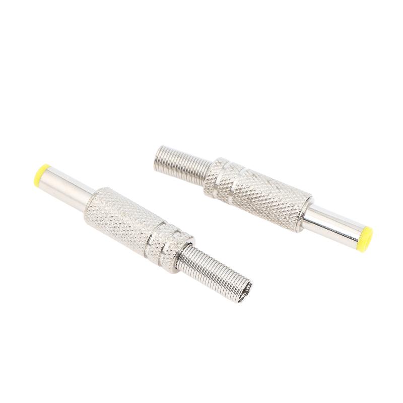 10 Peças 55X21Mm 55X25Mm Conectores Jack de Plugues de Alimentação DC de Metal Durável Para Projetos Eletrônicos de Reparo DIY Projetos de Fiação de Alimentação