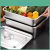 Steam Pans Deep Hotel Table Pan With Lid Chafing Dish Food