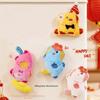 Cute Plush Horse Fridge Magnet Cartoon Spring Festival Magnet  Home Decoration