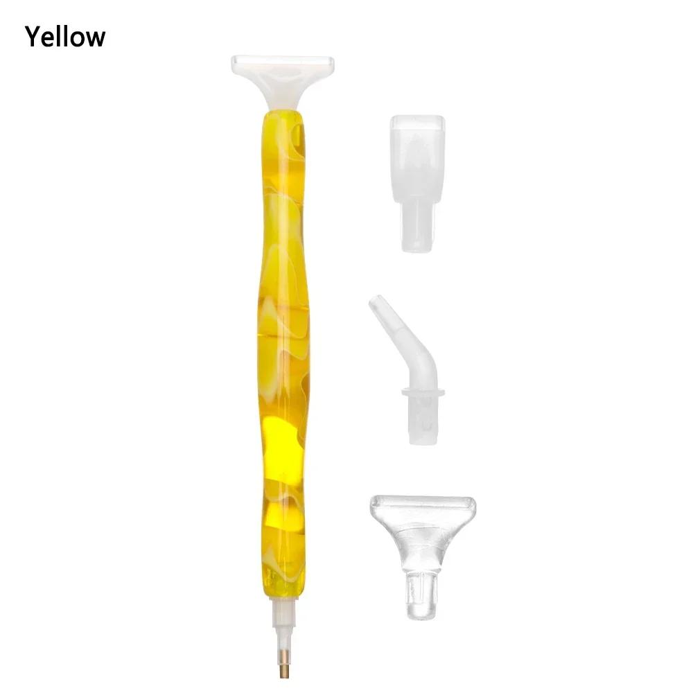 5D Double Head Diamond Painting Pen Resin Point Drill Pen With Replace Pen Head DIY Cross Stitch Sewing Embroidery Accessories