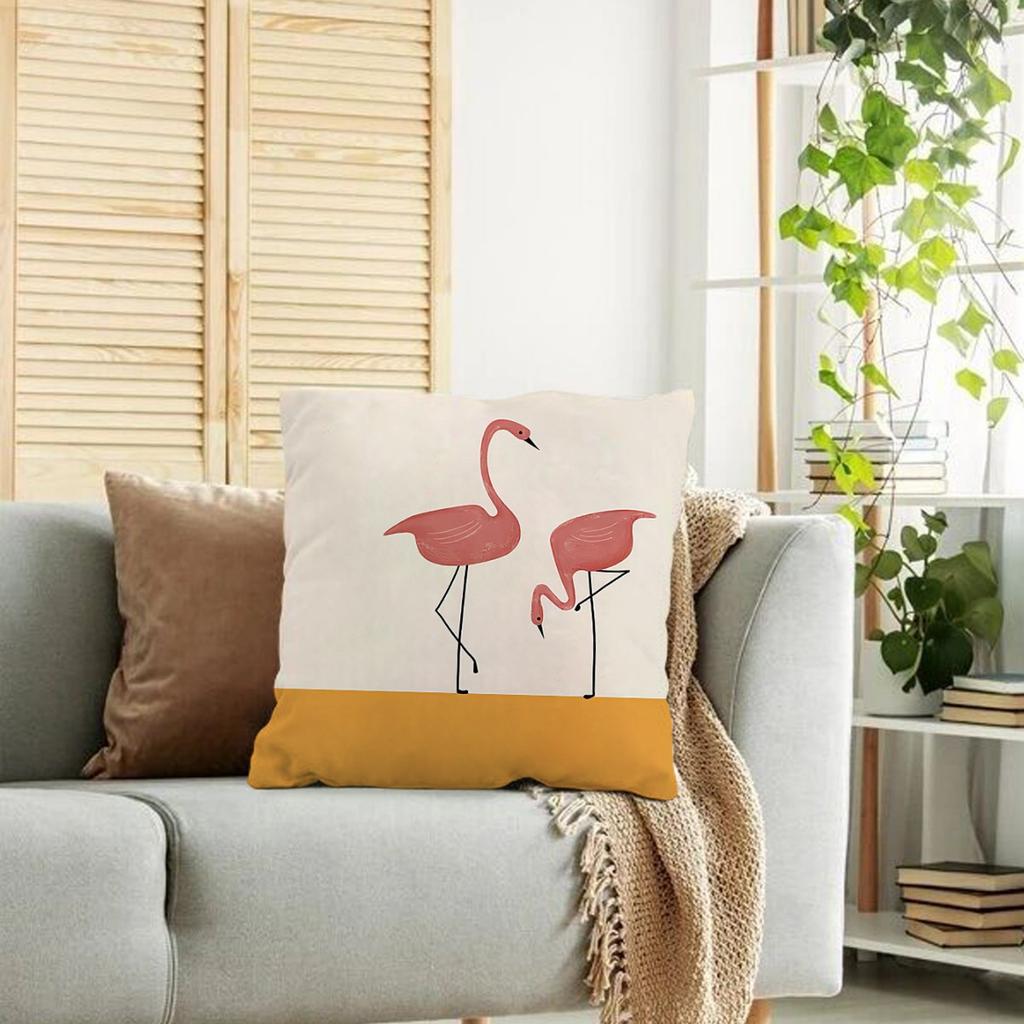 Nordic, Fresh and Cute Cartoon Pillowcase, Home Sofa, Car Bedside, Office Cushion Cover