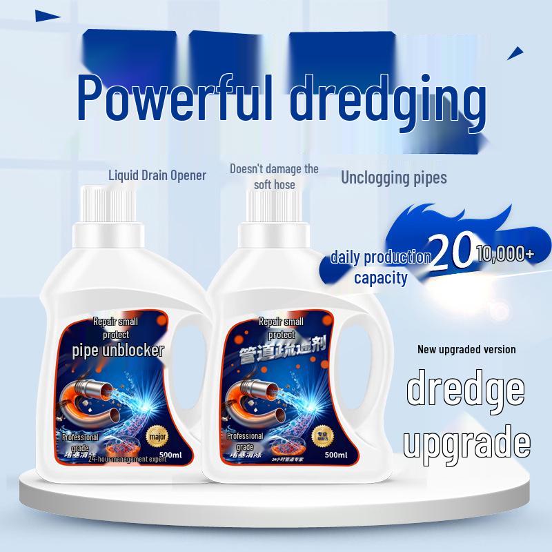 Powerful Pipe Cleaner: Dissolves, Unclogs, Deodorizes, and Prevents Clogs In Drains, Toilets, and Kitchens