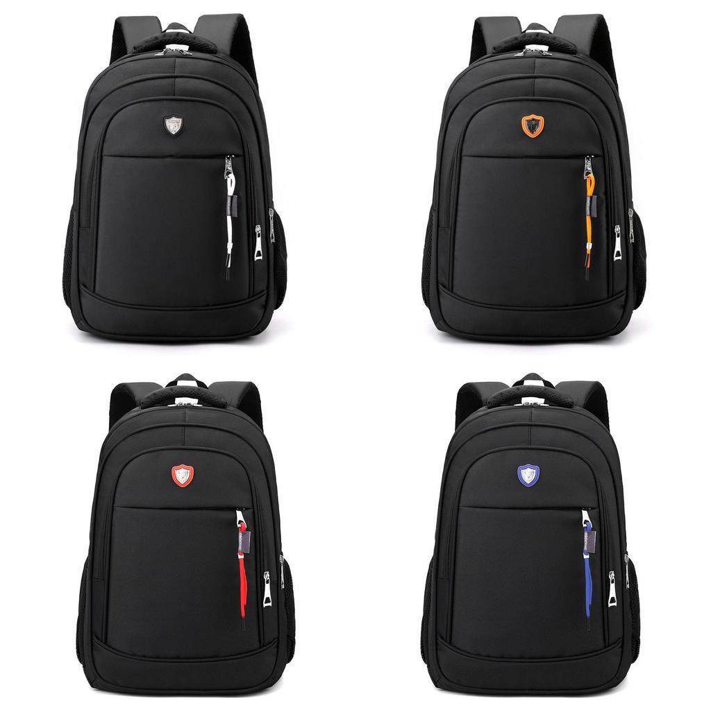 Oxford Cloth Student Backpack With Large Capacity And Breathable Design For School And Travel