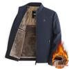 Men's Fleece-Lined Jacket 2025: Warm Autumn/Winter Dad Style for Middle-Aged and Elderly