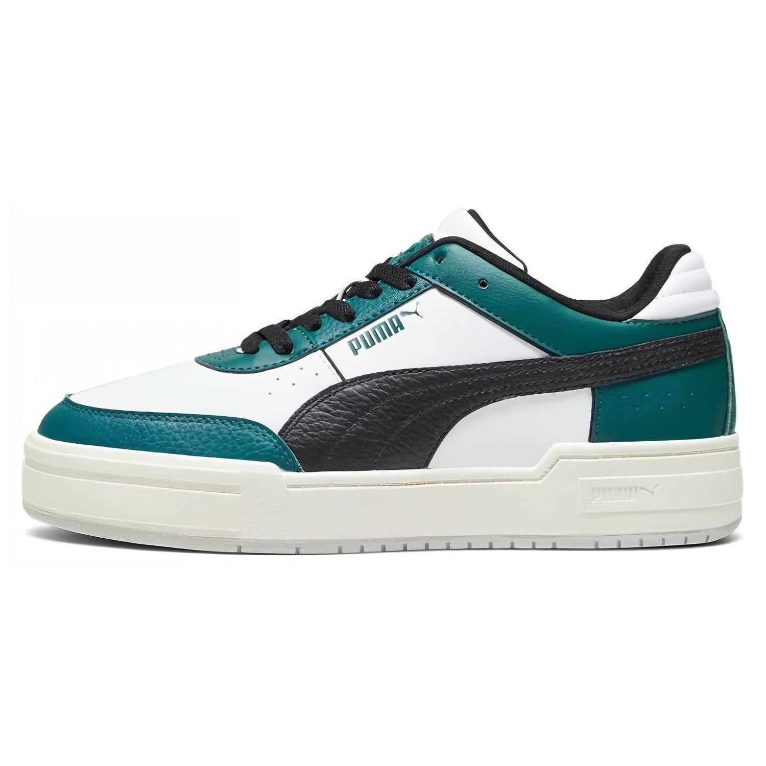 PUMA CA Pro Sport Leather White Malachite Black Men s 393280-04 EU 38.5