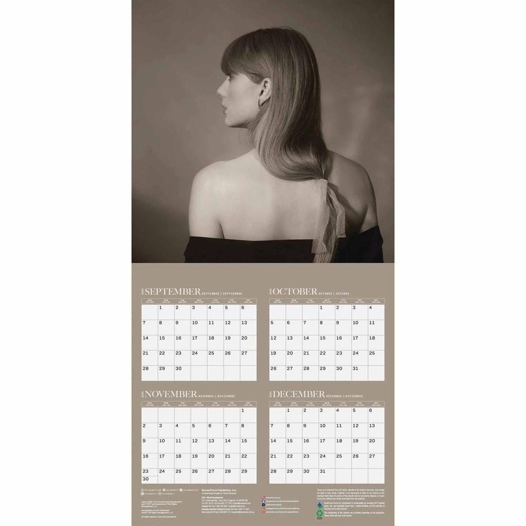Taylor Swift 2026 Square Wall Calendar